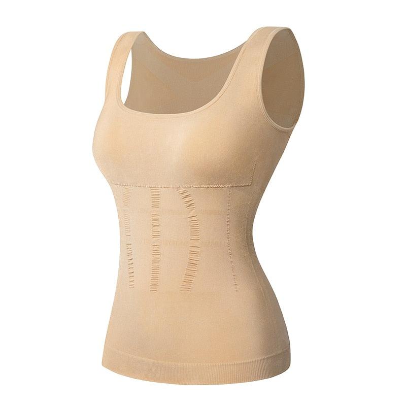 Seamless Wide Strap Camisole-Secret Slim Wear