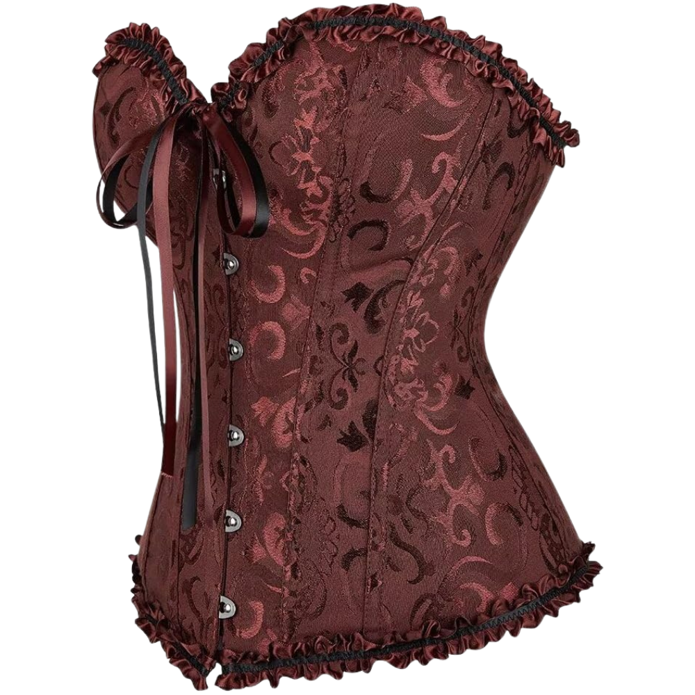 Vintage Floral Corset Bustier Top