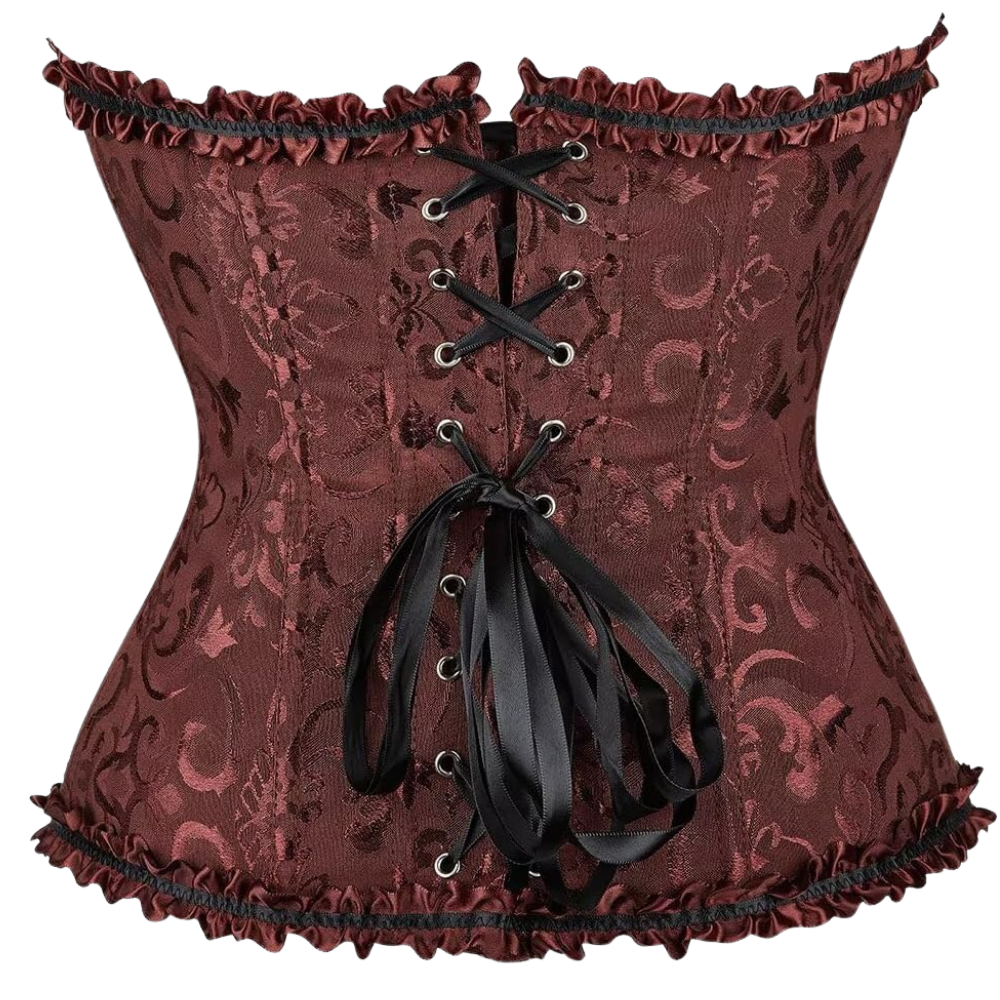 Vintage Floral Corset Bustier Top