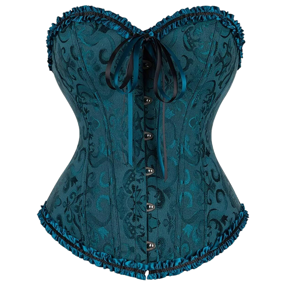 Vintage Floral Corset Bustier Top