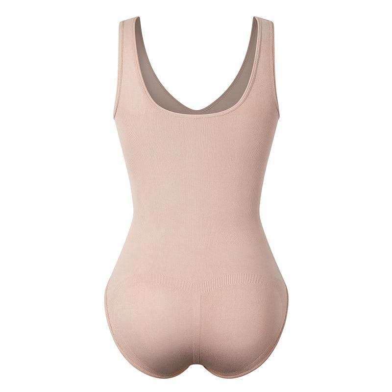 Solid Seamless Shapewear Bodysuit – Tummy Control and Shaping-Secret Slim Wear