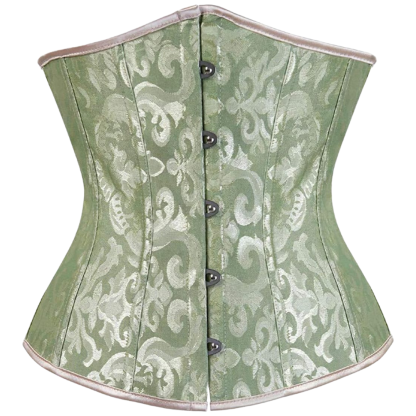 Plus Size Satin Overbust Corset Bustier Top