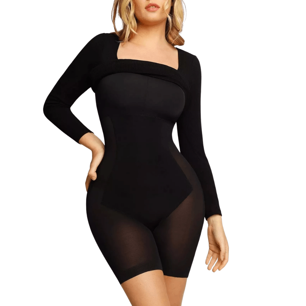 Built-In Shapewear Modal Dress – All-Day Comfort and Hourglass Shape-Secret Slim Wear
