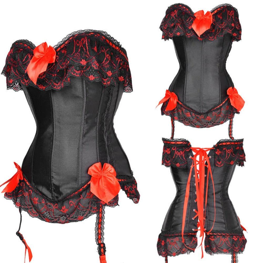 Lace Up Boned Bustier | Elegant and Comfortable Women's Shapewear-Secret Slim Wear