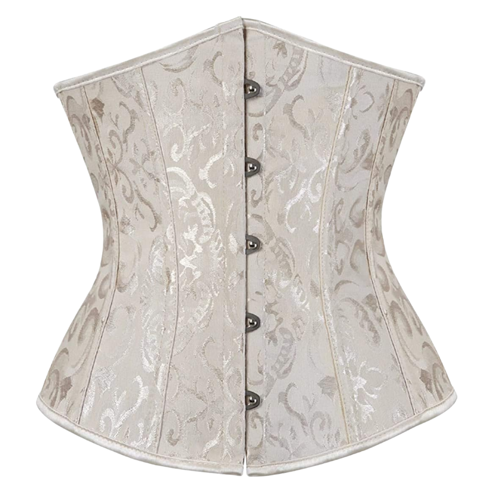 Plus Size Satin Overbust Corset Bustier Top
