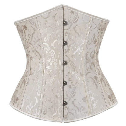 Plus Size Satin Overbust Corset Bustier Top
