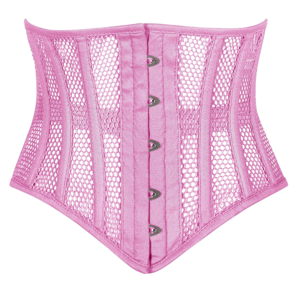 Heavy Duty Steel Boned Underbust Mesh Corset Cincher