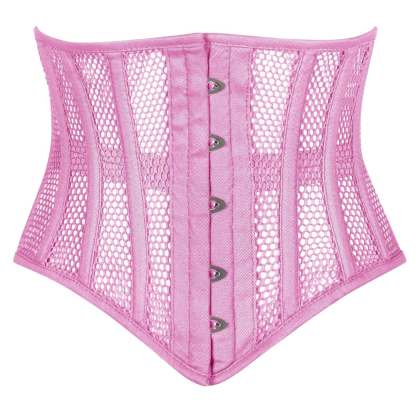 Heavy Duty Steel Boned Underbust Mesh Corset Cincher