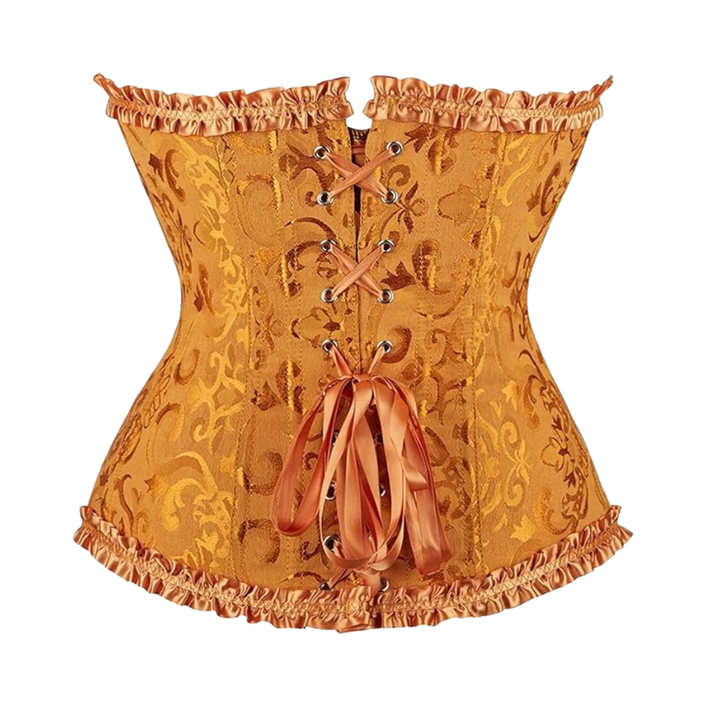 Floral Trim Shapewear Corset Top For Women