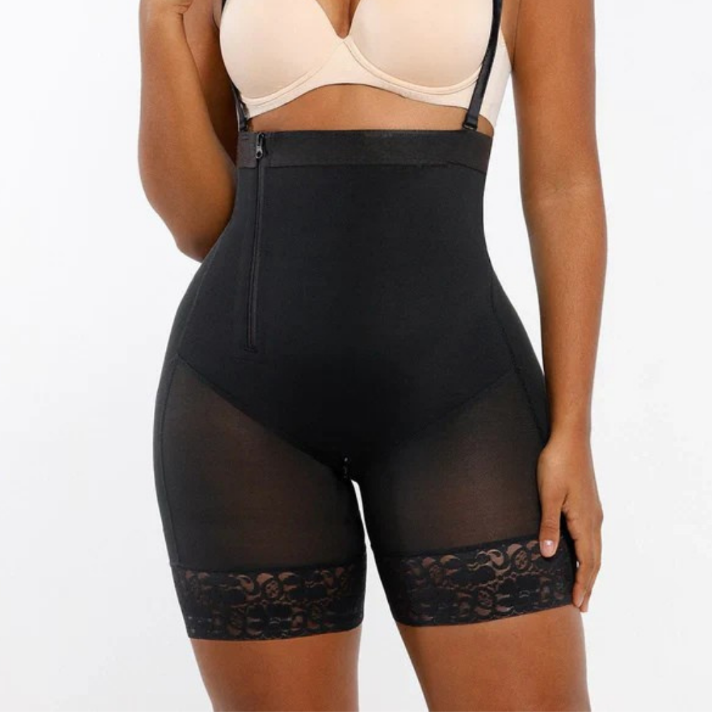 Women Firm Tummy Compression Bodysuit Shaper With Butt Lifter-Secret Slim Wear