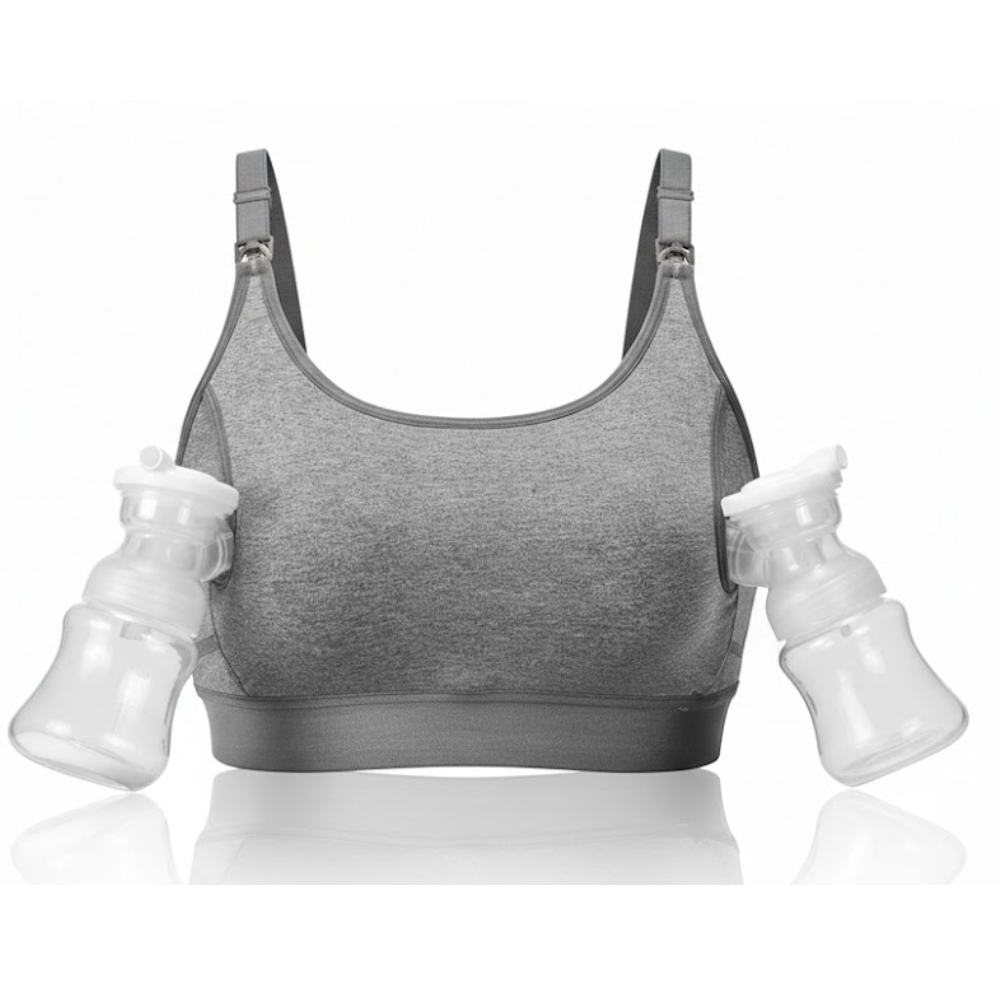 Supportive Bra for Nursing and Pumping with Easy Access