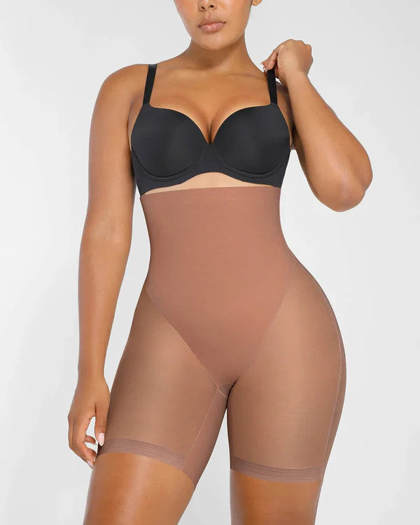 Mesh Smooth Butt Lifting Shorts-Secret Slim Wear