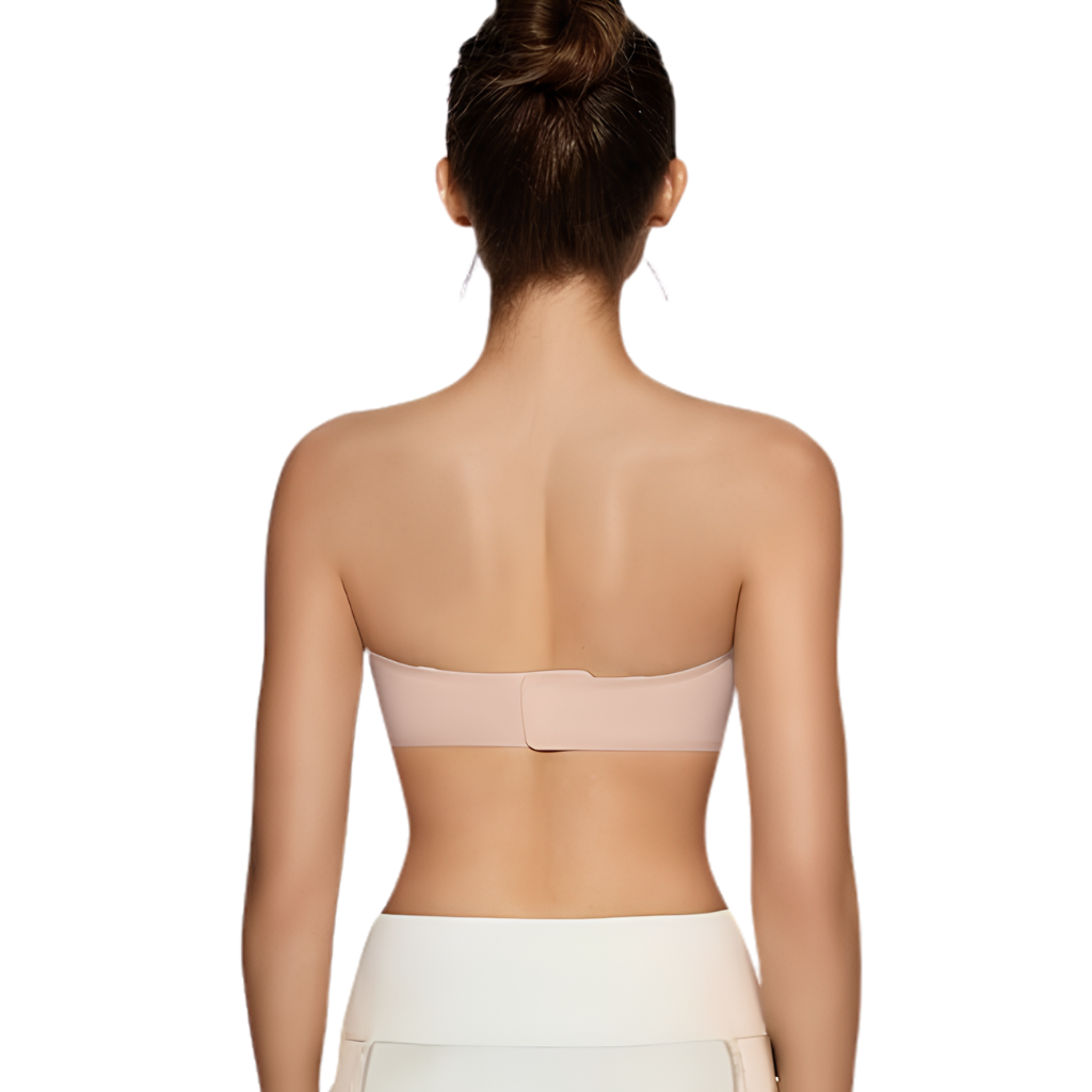 Wireless Strapless Bandeau Bra With Non Slip Design For Everyday Comfort