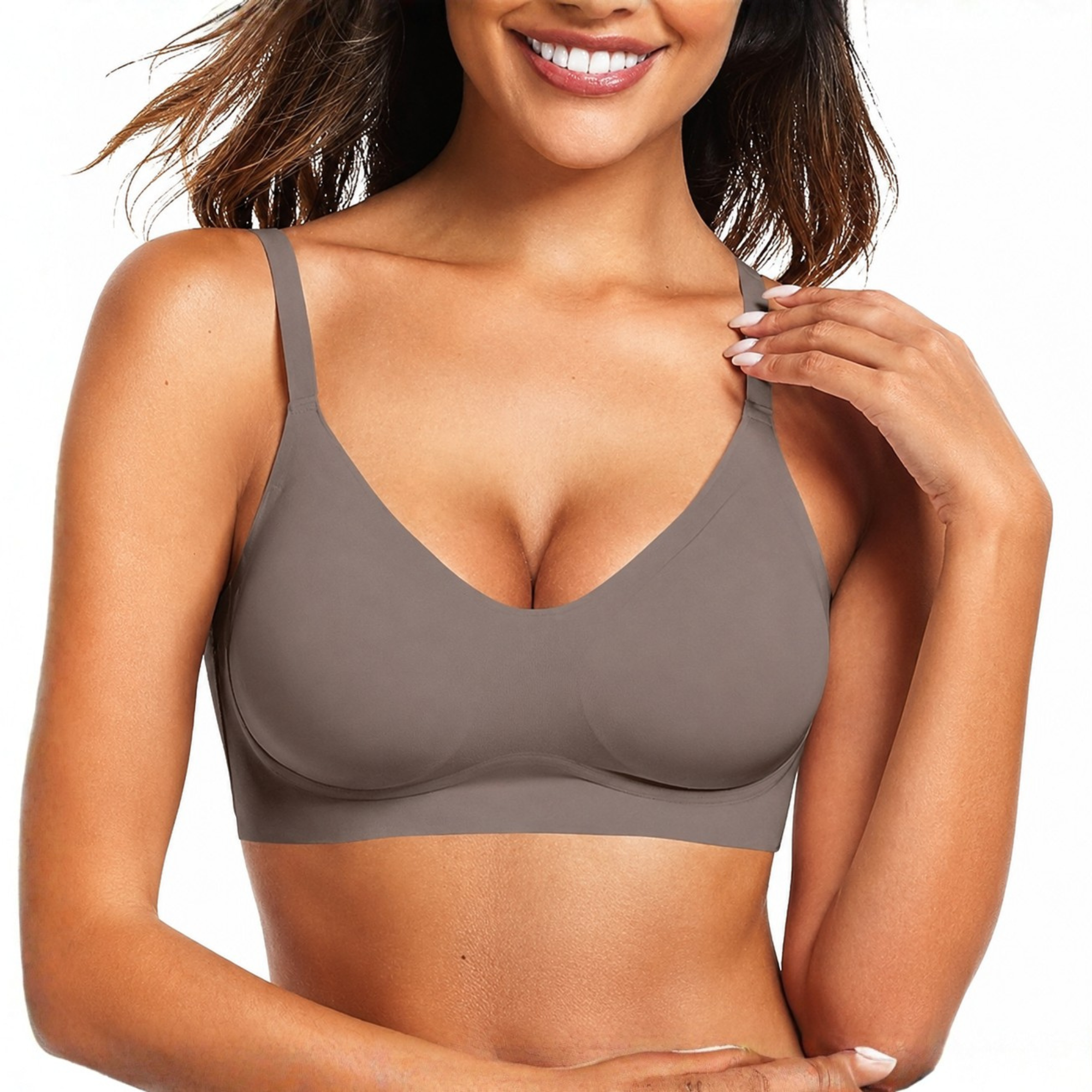 Comfort Full Coverage Seamless Wireless Push Up Bra For Women