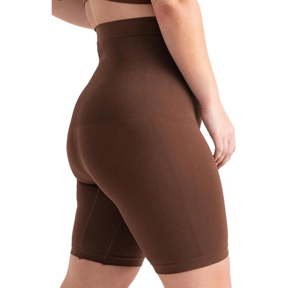 Seamless Compression Support Shorts For Streamlined Silhouette-Secret Slim Wear