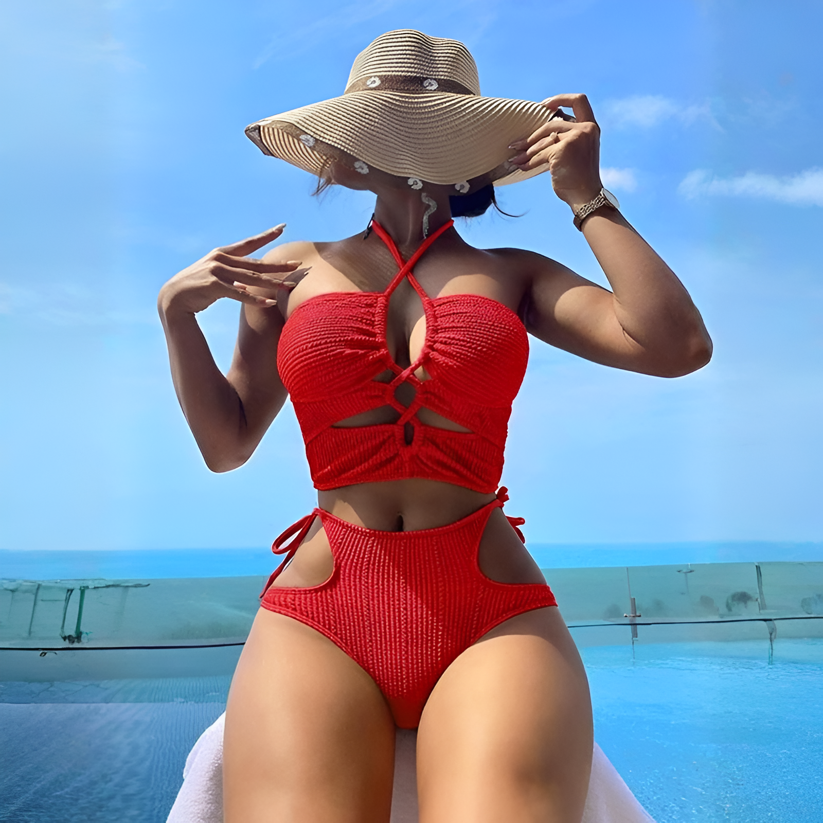 Criss Cross Swimsuits, Bikinis Sets