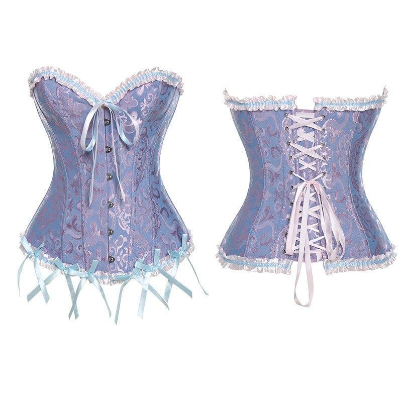 Vintage Lace Up Corset – Elegant Fit with Adjustable Support-Secret Slim Wear