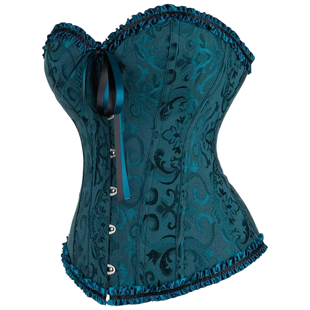 Vintage Floral Corset Bustier Top