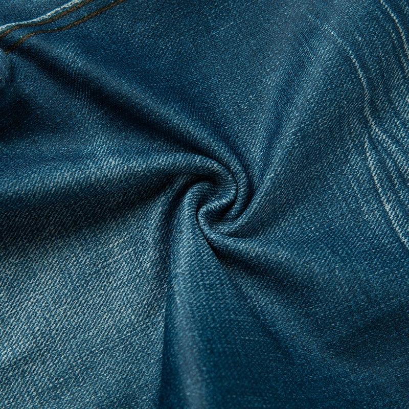 Faux Denim Jeans Leggings – Stylish High Waist Fit-Secret Slim Wear