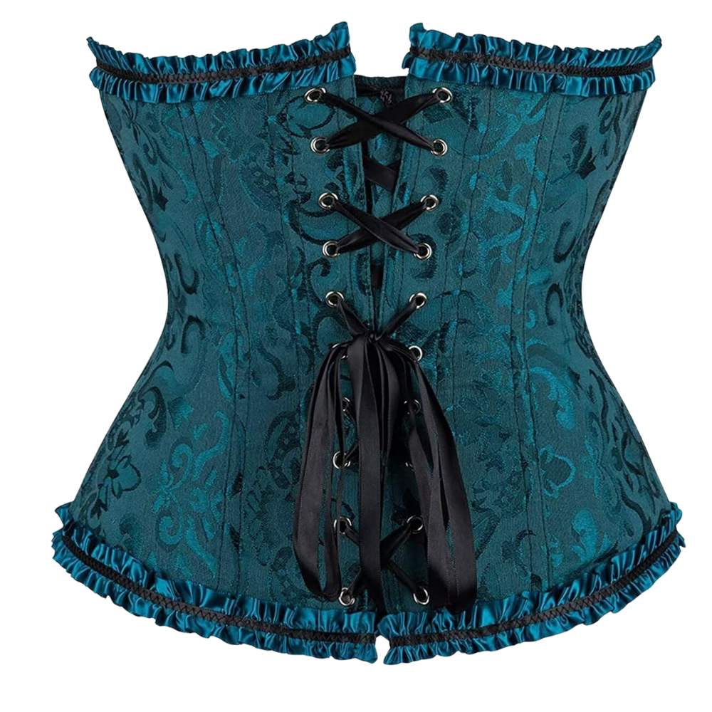 Vintage Floral Corset Bustier Top