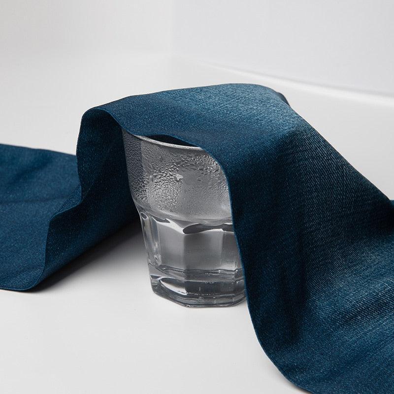 Faux Denim Jeans Leggings – Stylish High Waist Fit-Secret Slim Wear