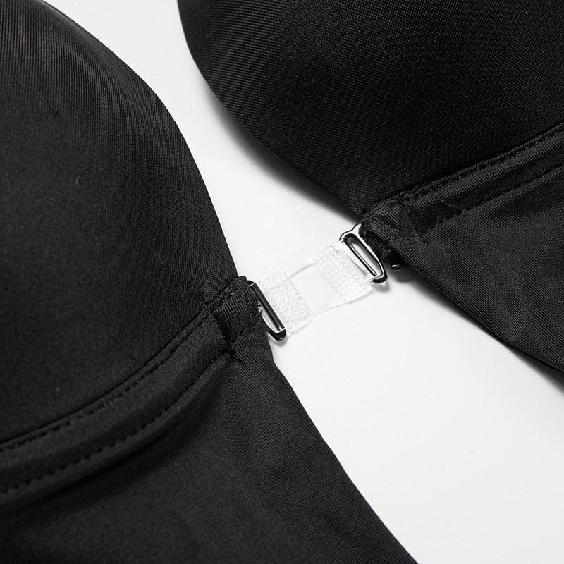 Deep V Shapewear Bodysuit – Comfortable and Supportive All-day Wear-Secret Slim Wear