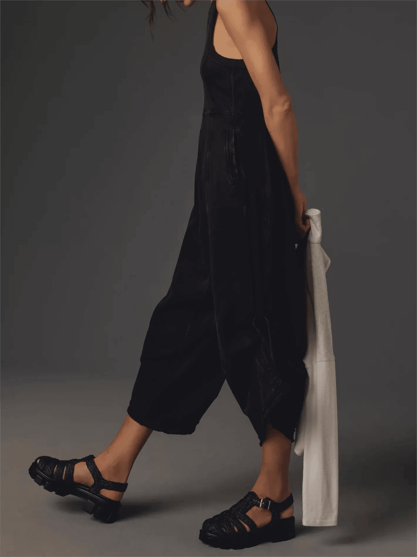 Horizon Adjustable Jumpsuit Set – Wide Leg Comfort and Style-Secret Slim Wear