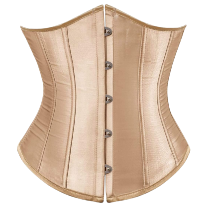 Plus Size Satin Overbust Corset Bustier Top