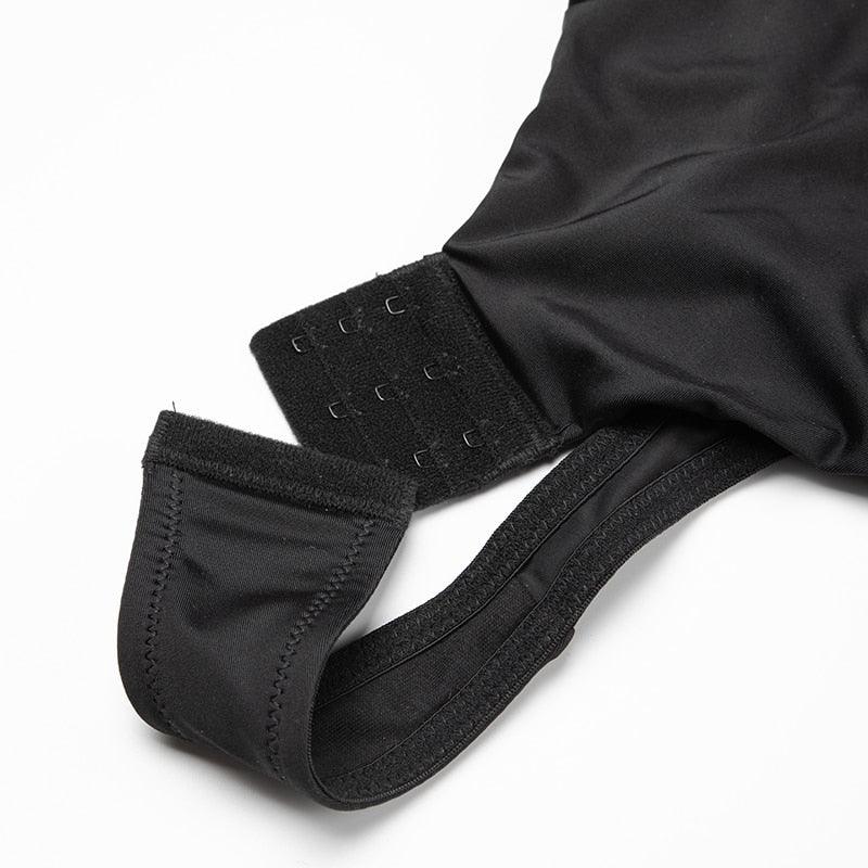 Deep V Shapewear Bodysuit – Comfortable and Supportive All-day Wear-Secret Slim Wear