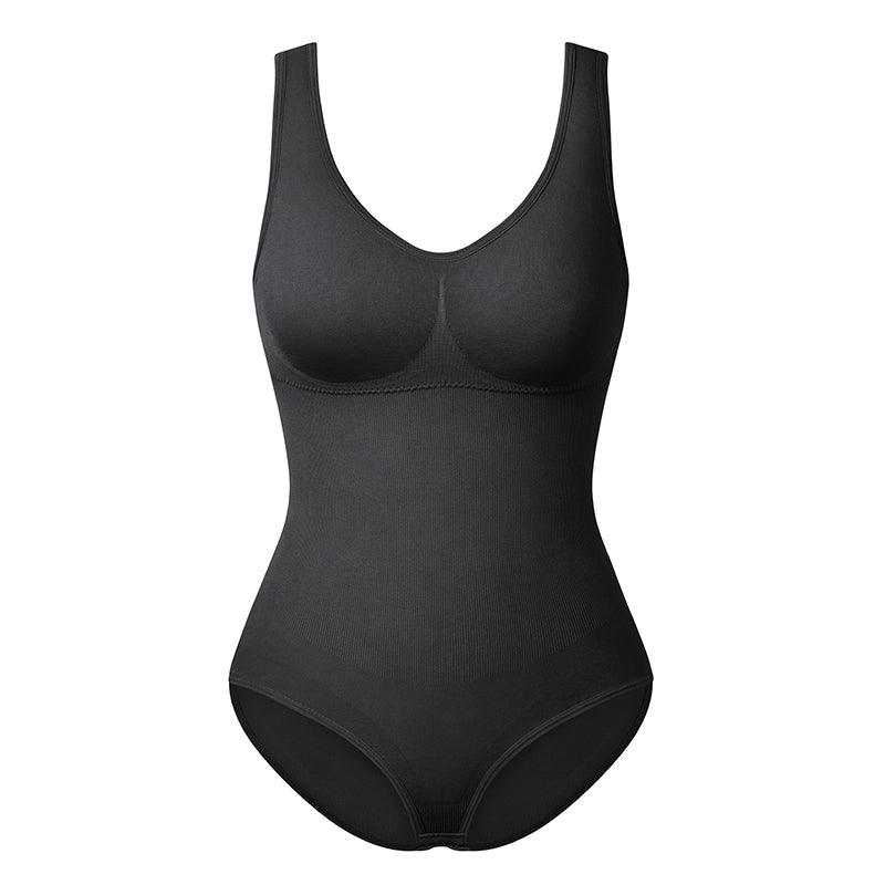 Solid Seamless Shapewear Bodysuit – Tummy Control and Shaping-Secret Slim Wear