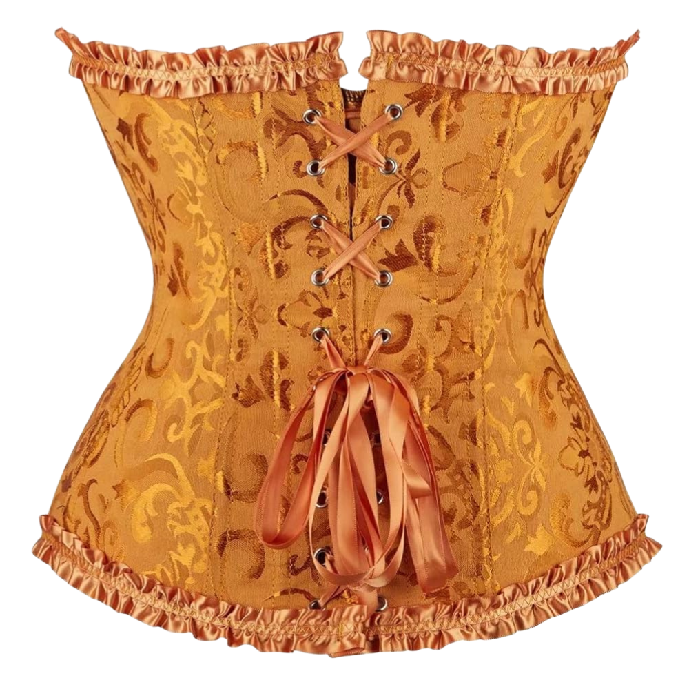 Vintage Floral Corset Bustier Top