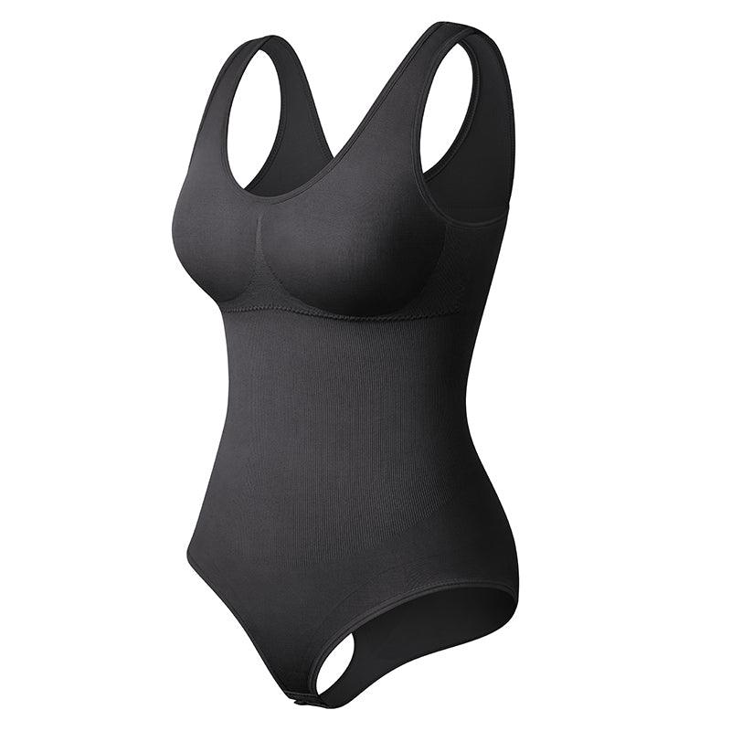 Solid Seamless Shapewear Bodysuit – Tummy Control and Shaping-Secret Slim Wear