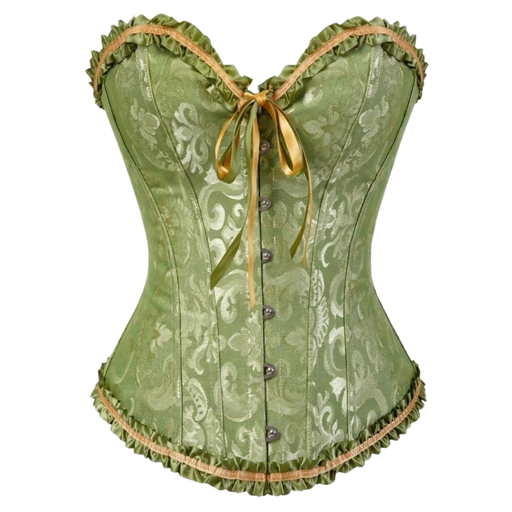 Vintage Floral Corset Bustier Top