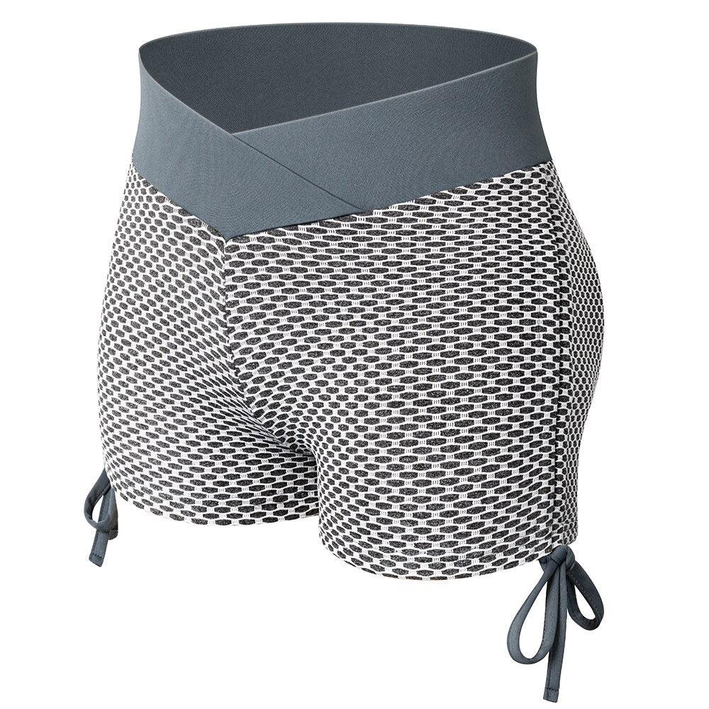 High-Waisted Active Gym Shorts – Comfortable and Breathable Fitness Wear-Secret Slim Wear