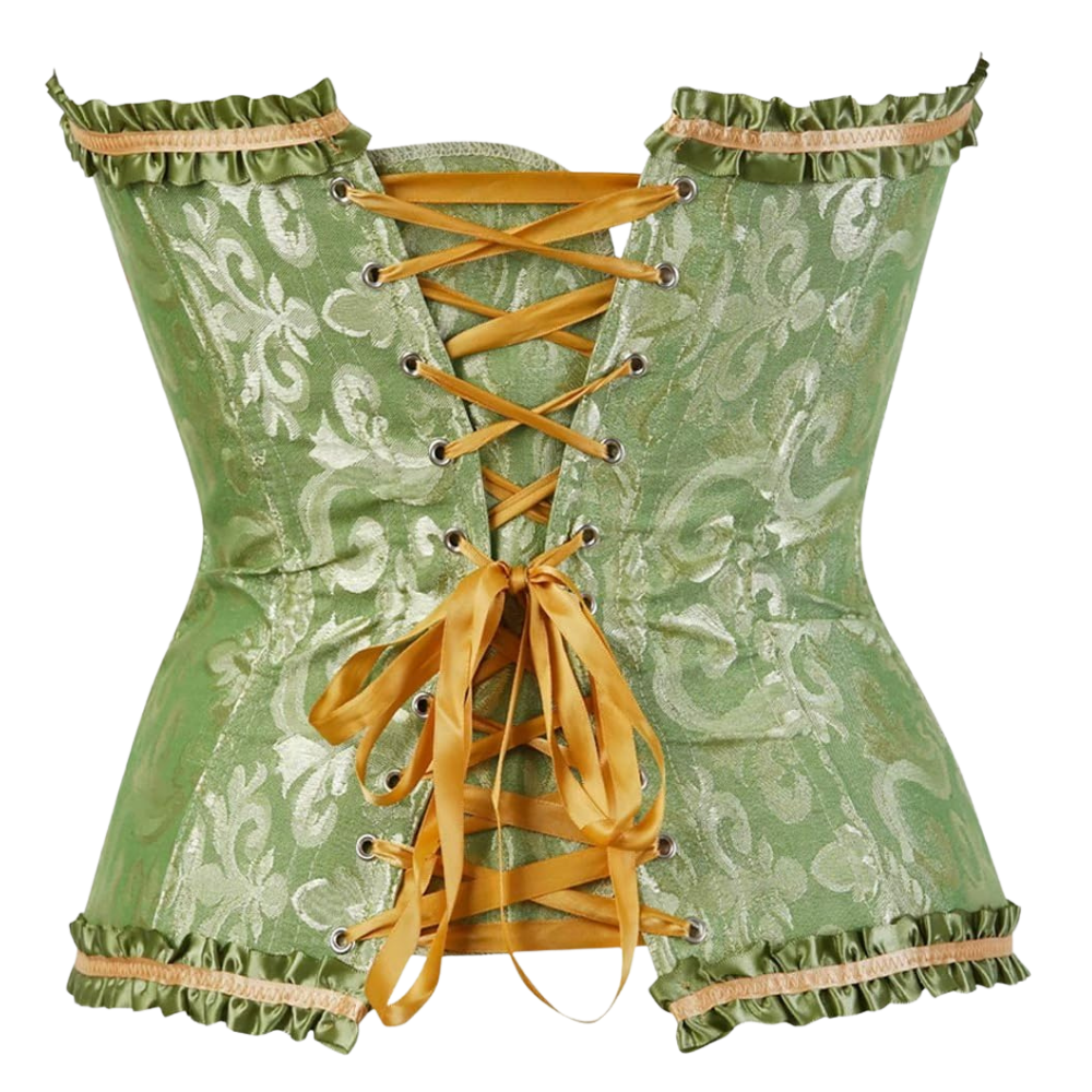 Vintage Floral Corset Bustier Top