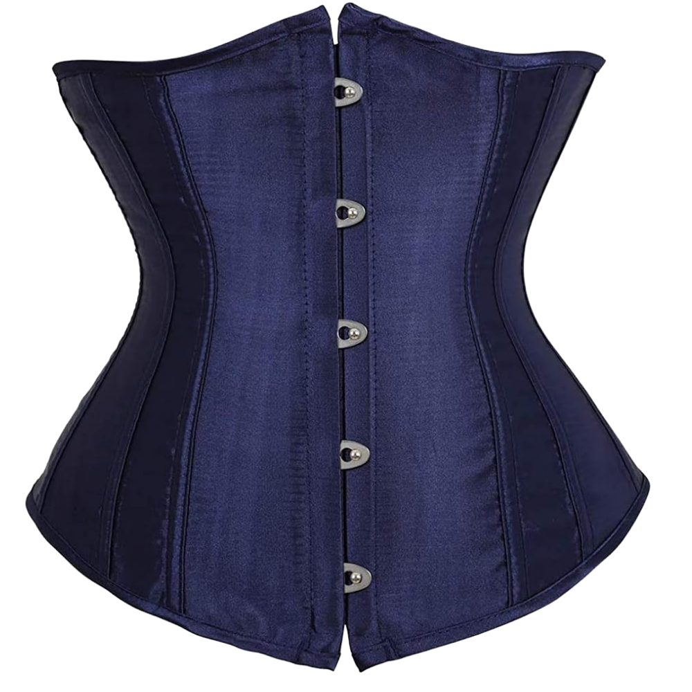 Plus Size Satin Overbust Corset Bustier Top