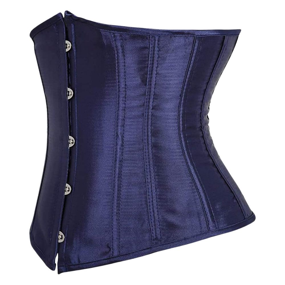Plus Size Satin Overbust Corset Bustier Top
