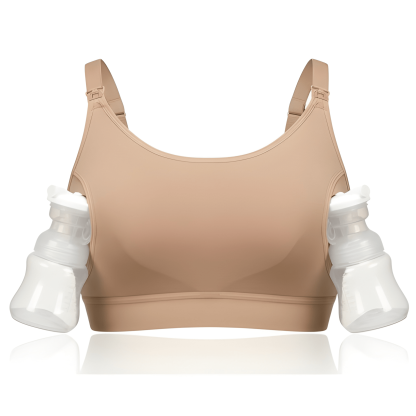 Supportive Bra for Nursing and Pumping with Easy Access