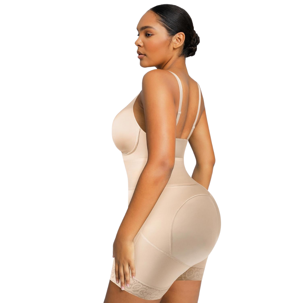 Women Deep Plunge Butt Lifting Shaping Bodysuit-Secret Slim Wear