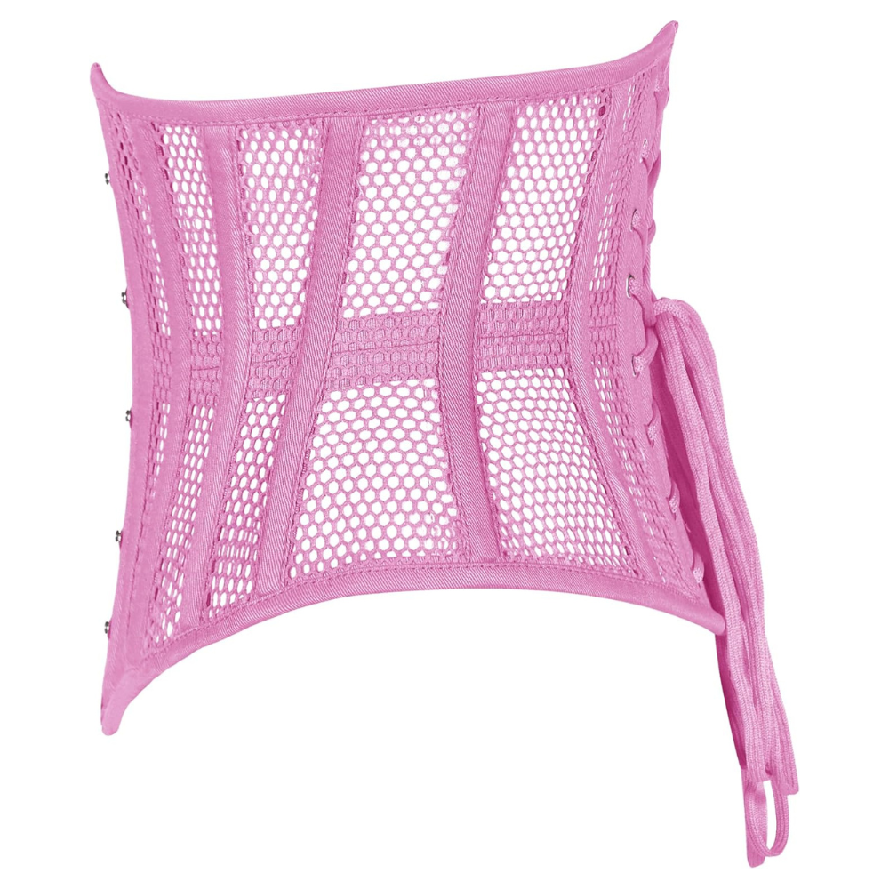 Heavy Duty Steel Boned Underbust Mesh Corset Cincher