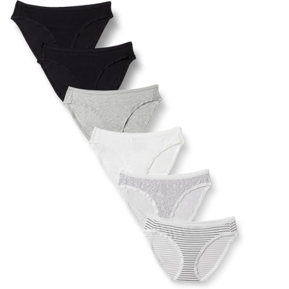 Pack Of 6 Cotton Bikini Briefs For Women