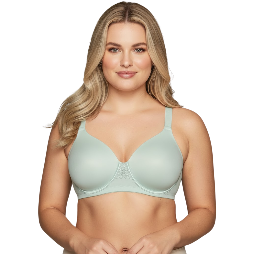 Back Smoothing Support Bra for Women with Lightly Lined Cups and Flexible Fit