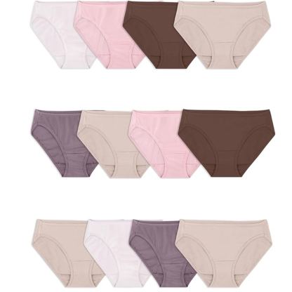 Pack Of 12 Women Soft Cotton Underwear