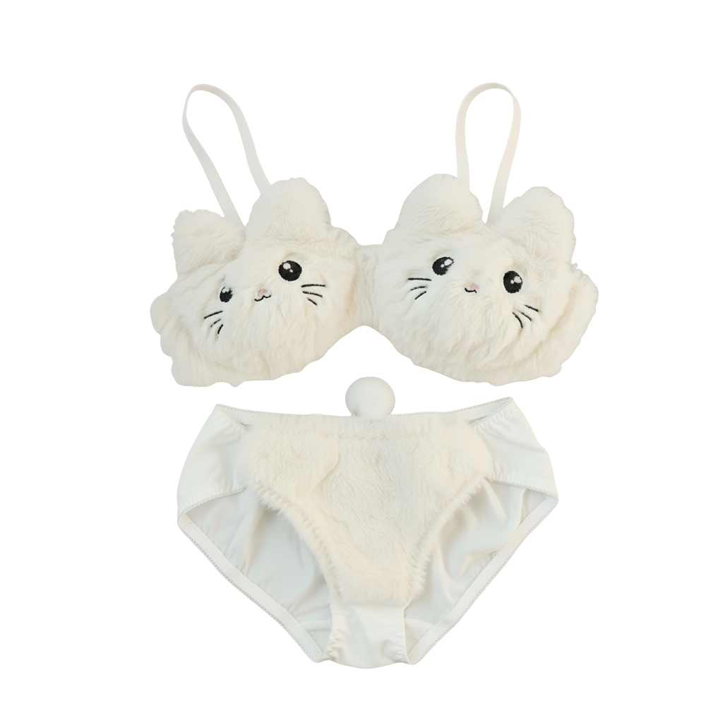 3D Plushie Lingerie Set