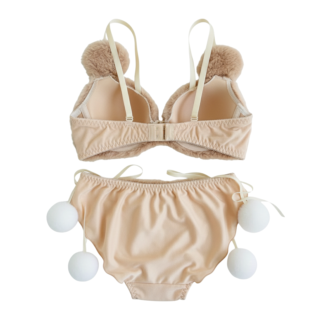 3D Plushie Lingerie Set