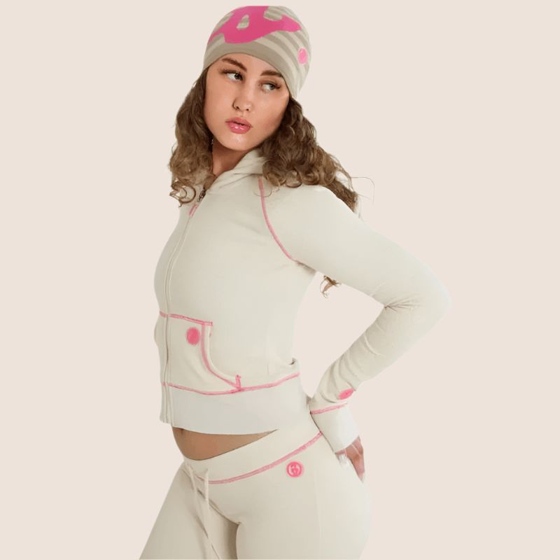 Waffle Knit Pattern Set – Cozy Comfort and Stylish Design-Secret Slim Wear