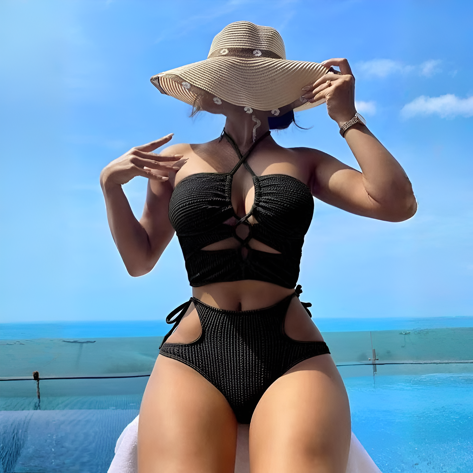 Criss Cross Swimsuits, Bikinis Sets