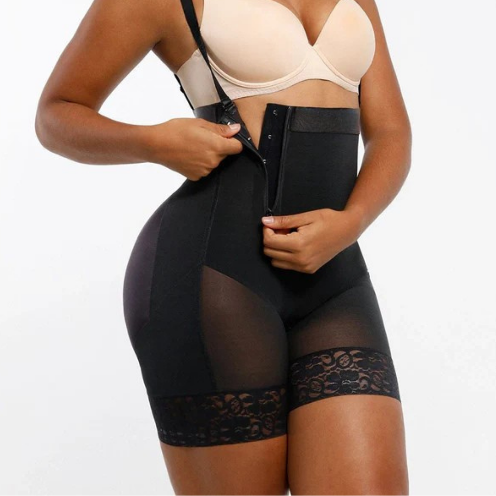 Women Firm Tummy Compression Bodysuit Shaper With Butt Lifter-Secret Slim Wear