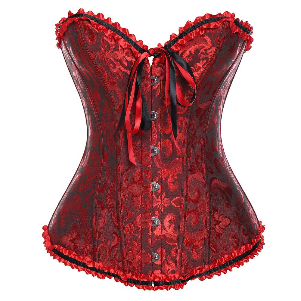 Top Lace Corset Boned For Women - Comfortable and Stylish-Secret Slim Wear