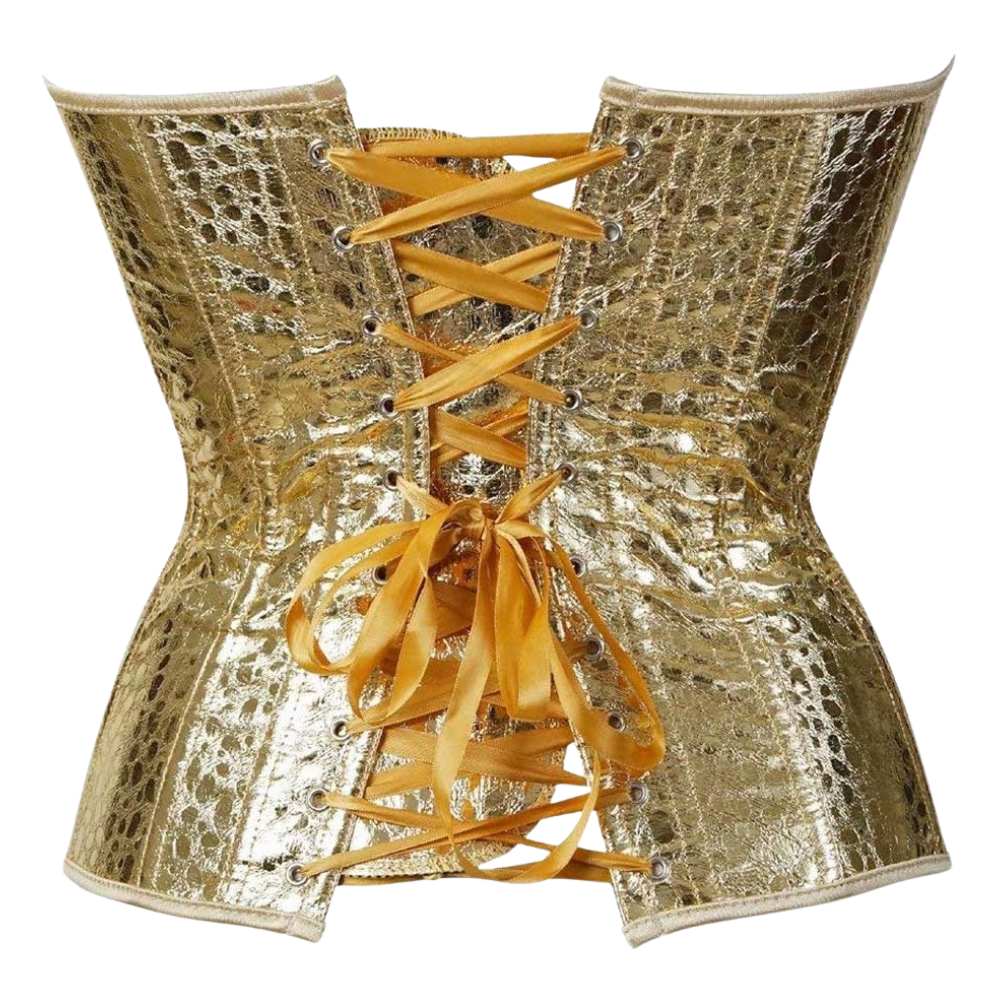 Vintage Floral Corset Bustier Top